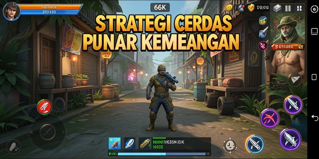 Tampilan gameplay menarik dari 66K yang menantang.