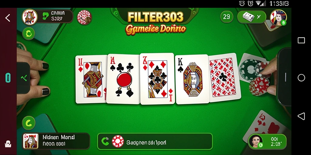 Tampilan gameplay FILTER303 yang seru dan interaktif.
