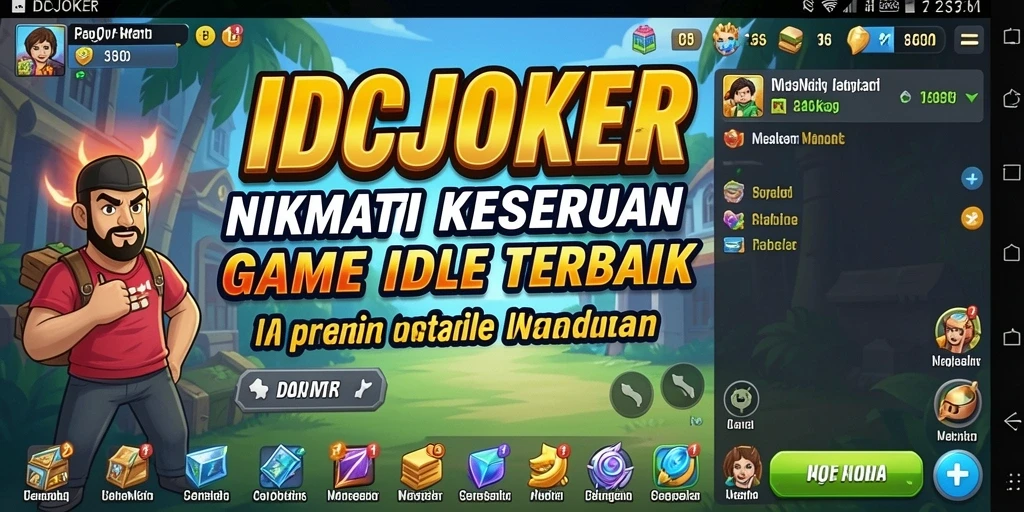 Screenshot gameplay IDCJOKER menunjukkan momen seru dalam permainan Idle.
