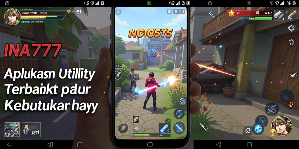Tampilan screenshot utama INA777 dengan fitur-fitur Utility yang menarik.