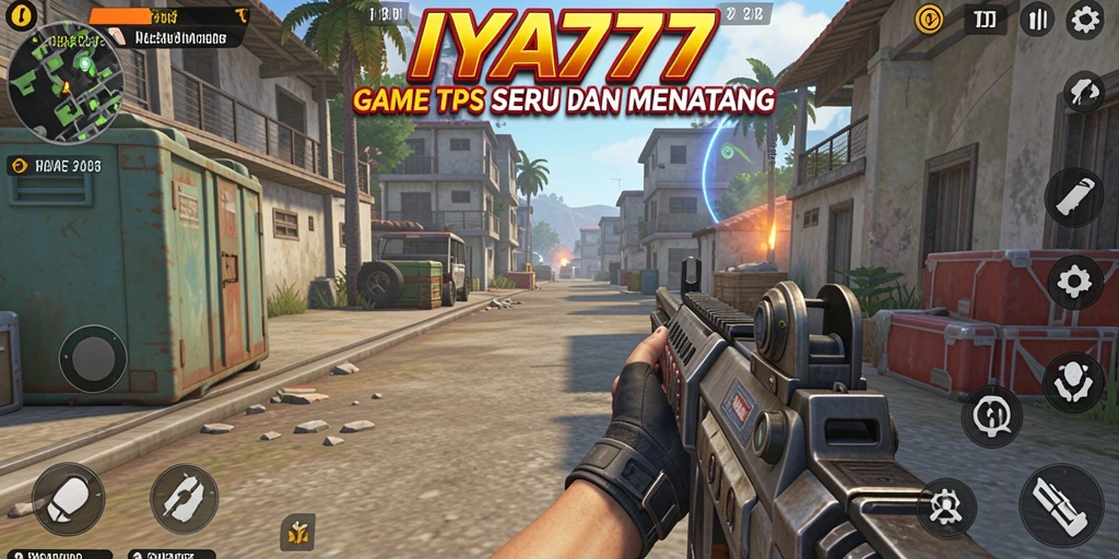 Tampilan gameplay seru dan menantang dalam IYA777 game TPS.