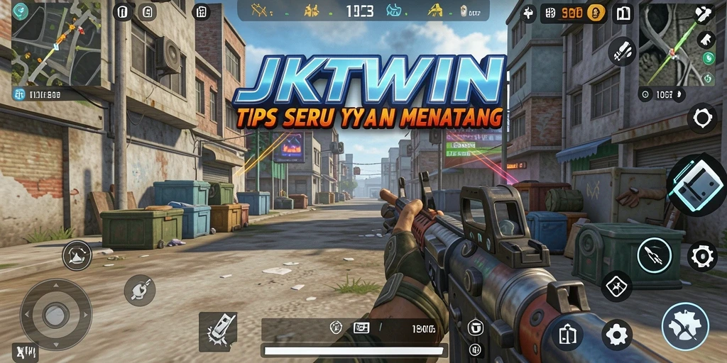 Tampilan gameplay menarik dari JKTWIN yang penuh aksi.