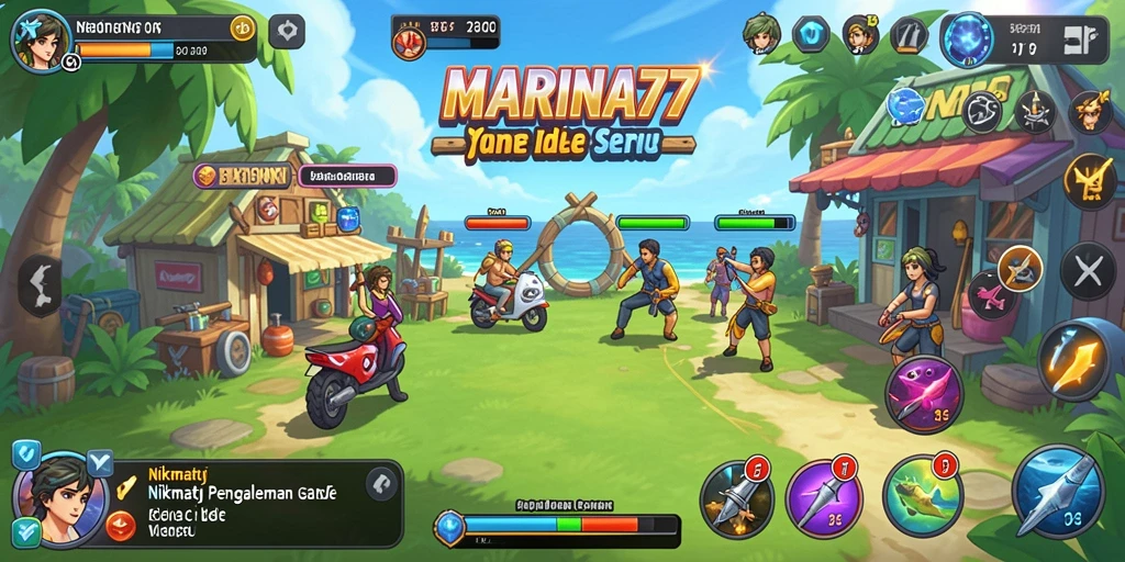 Tampilan gameplay MARINA77 yang menarik dan penuh warna.