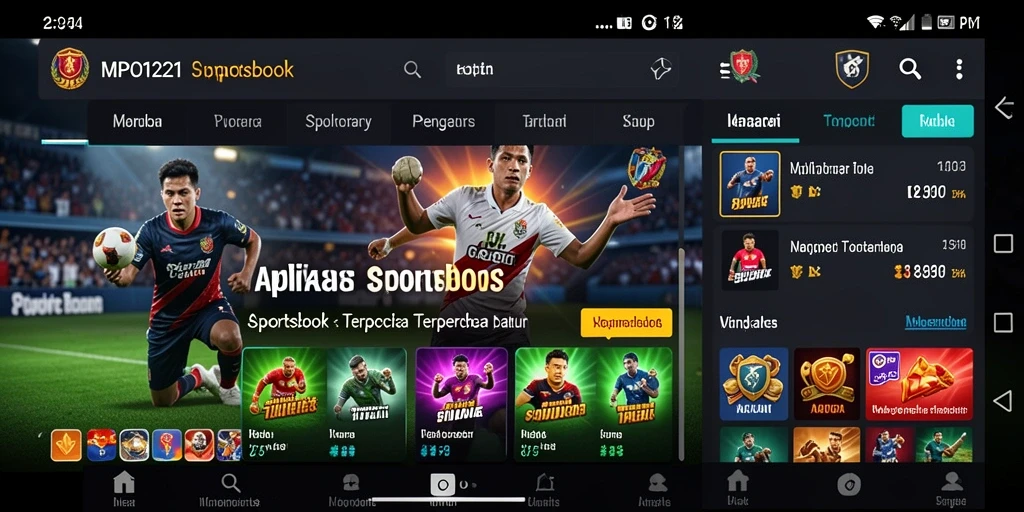 Tampilan gameplay seru dan informasi taruhan di MPO1221.