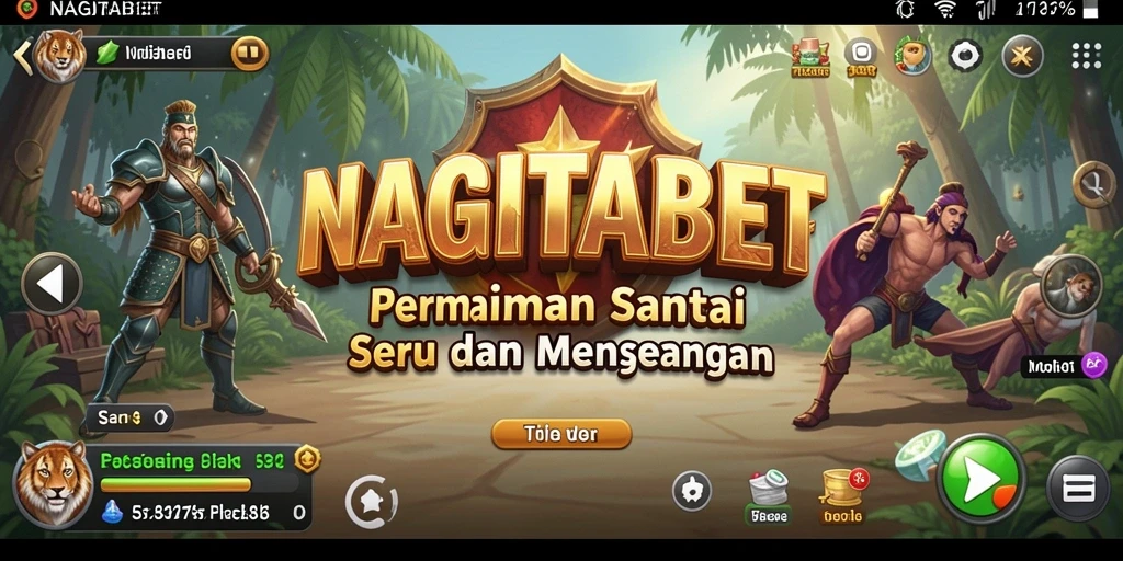 Tangkapan layar NAGITABET menampilkan gameplay santai dan interaktif.