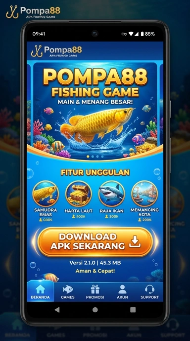 Keamanan unduhan APK dijamin di pompa88.
